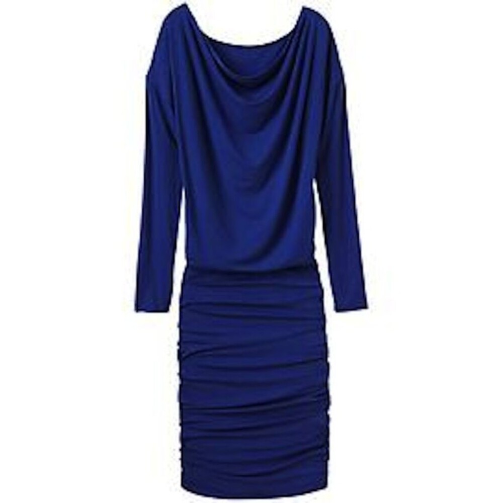 Athleta Solstice Cowl Long Sleeve Dress